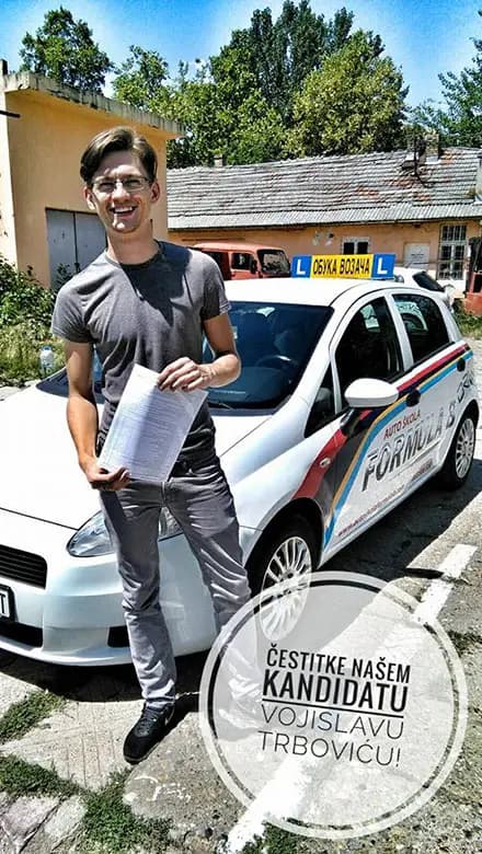 Polaznik Auto škole FORMULA B 1