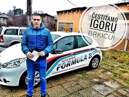Polaznik Auto škole FORMULA B 72
